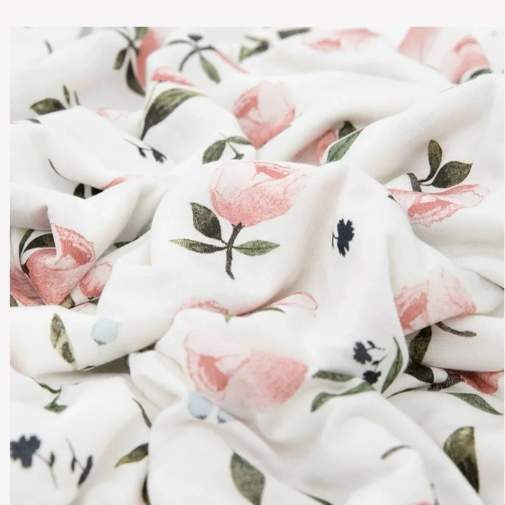 Little Unicorn Swaddle Blanket*Watercolor Rose*New! - Picture 4 of 8